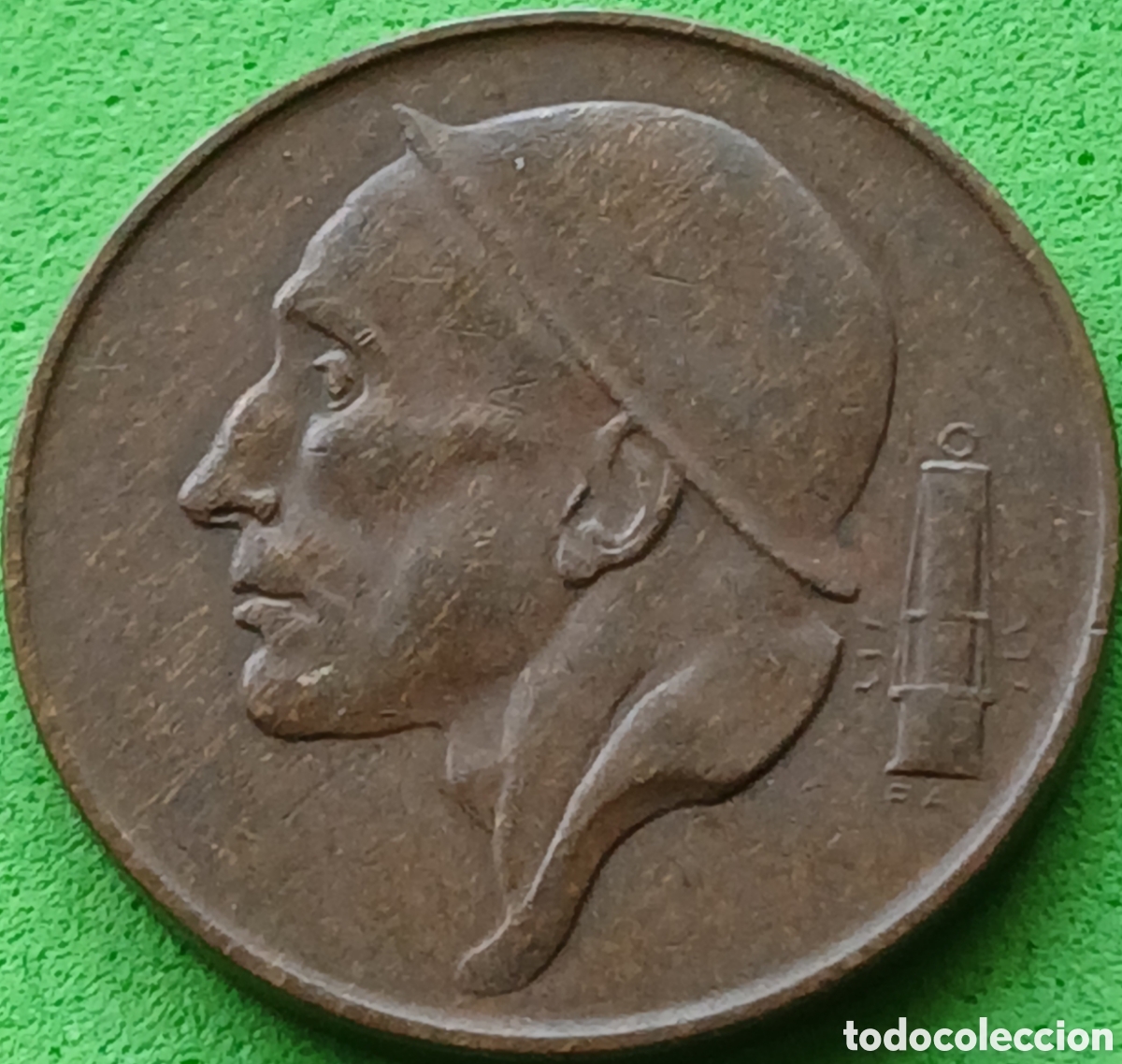 Monedas antiguas de Europa: B&eacute;lgica 50 c&eacute;ntimos 1952 km#144 Belgique