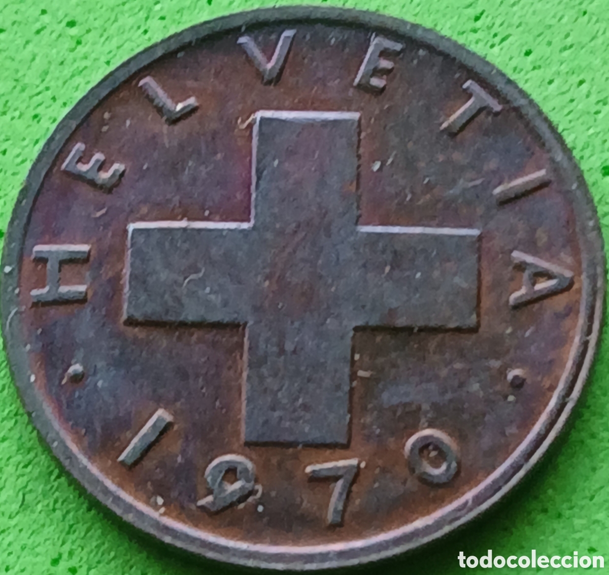 Monedas antiguas de Europa: Suiza 1 c&eacute;ntimo 1970 km#46