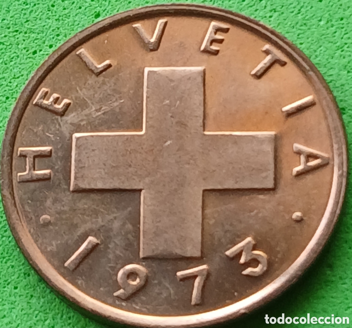 Monedas antiguas de Europa: Suiza 1 c&eacute;ntimo 1973 km#46