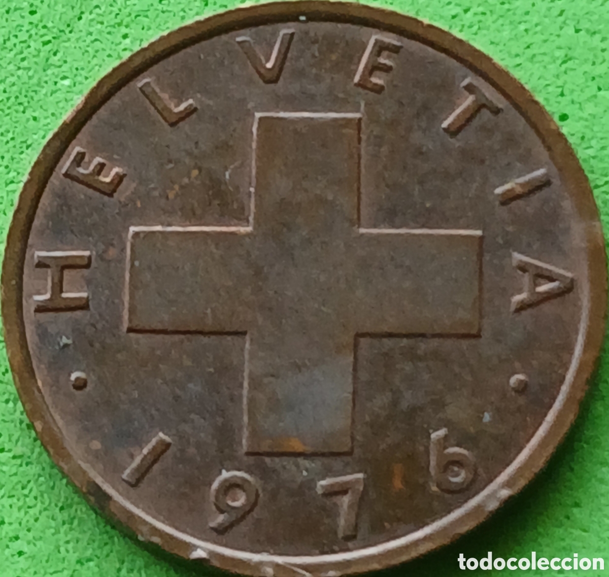 Monedas antiguas de Europa: Suiza 1 c&eacute;ntimo 1976 km#46