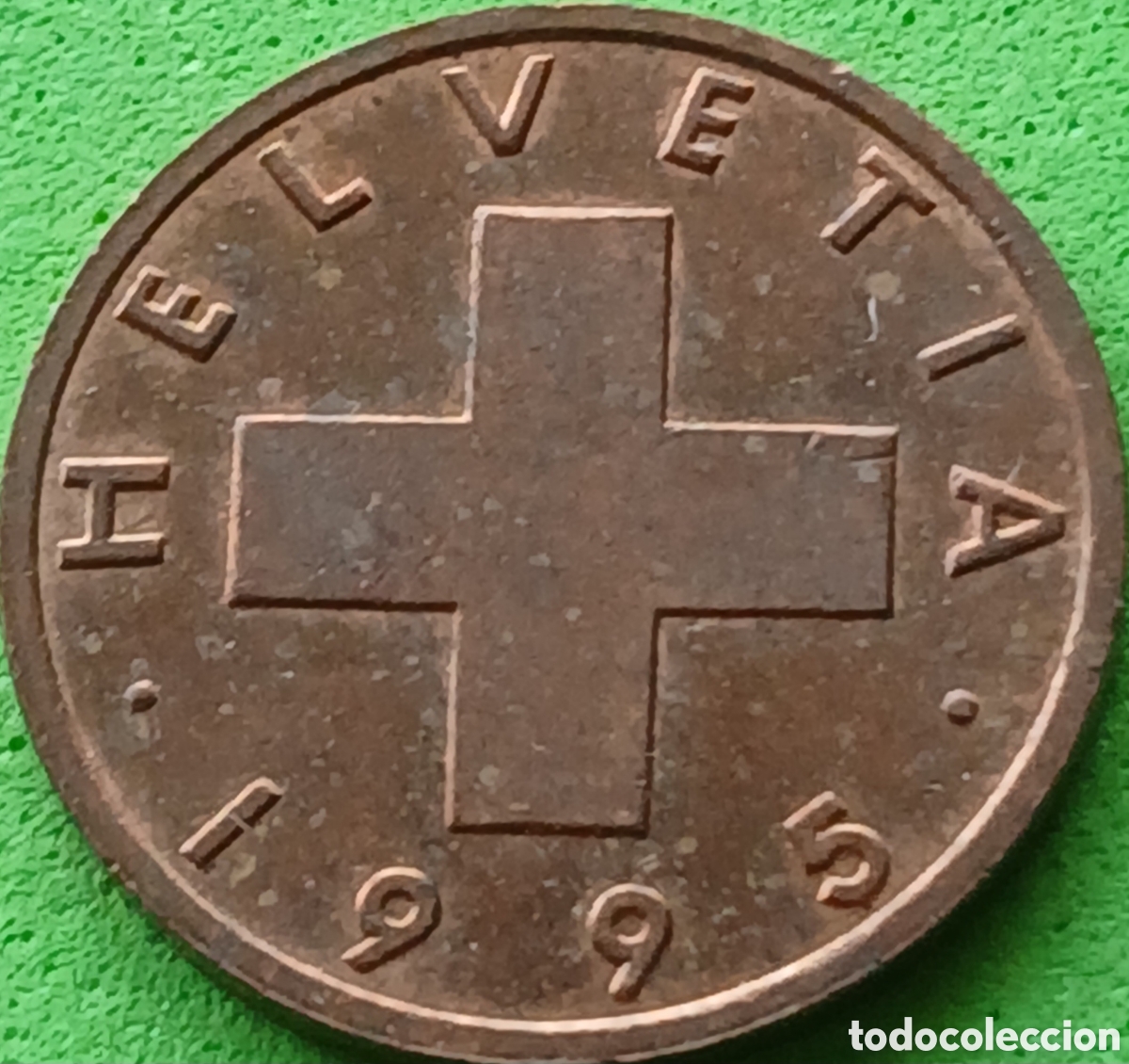 Monedas antiguas de Europa: Suiza 1 c&eacute;ntimo 1995 km#46