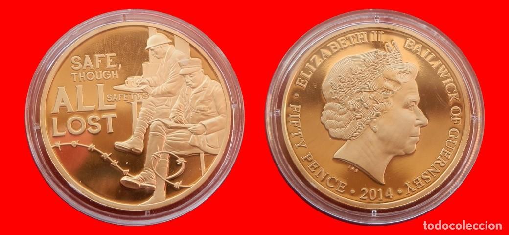 Monedas antiguas de Europa: 50 PENIQUES PENCE 2014 SIN CIRCULAR GUERNESEY-9099SC