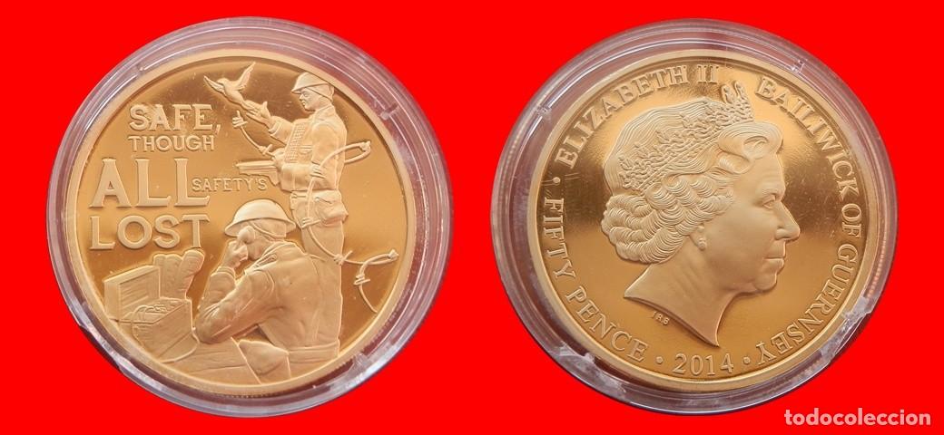 Monedas antiguas de Europa: 50 PENIQUES PENCE 2014 SIN CIRCULAR GUERNESEY-9100SC