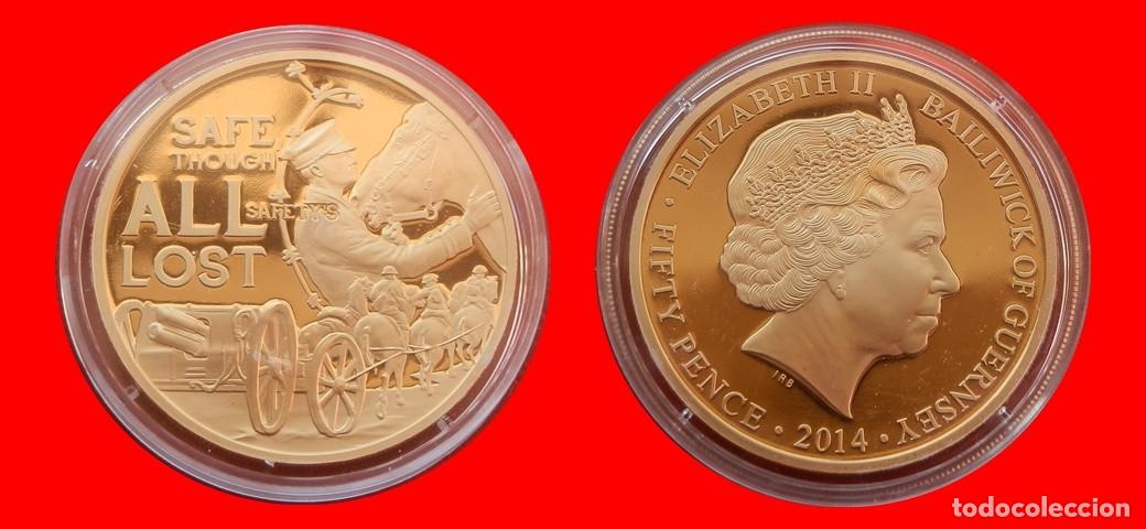 Monedas antiguas de Europa: 50 PENIQUES PENCE 2014 SIN CIRCULAR GUERNESEY-9101SC