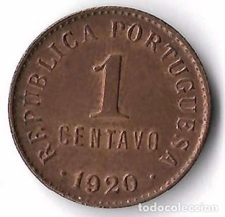 Monedas antiguas de Europa: Moneda de 1 Centavo de 1920 (Rep&uacute;blica Portuguesa) &ndash; Estado EBC (SOBERBA)