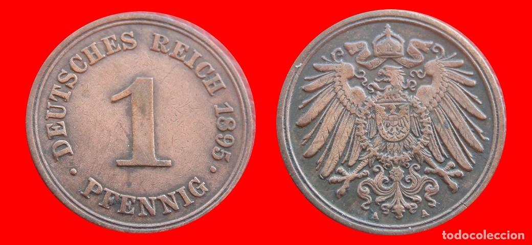 Monedas antiguas de Europa: 1 PFENNIG 1895A IMPERIO ALEMANIA-150535