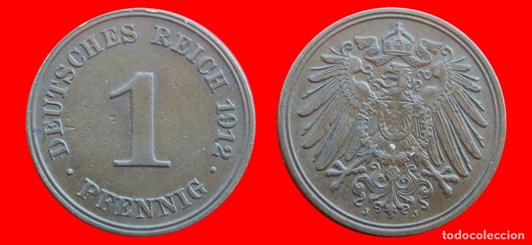Monedas antiguas de Europa: 1 PFENNIG 1912J IMPERIO ALEMANIA-150540