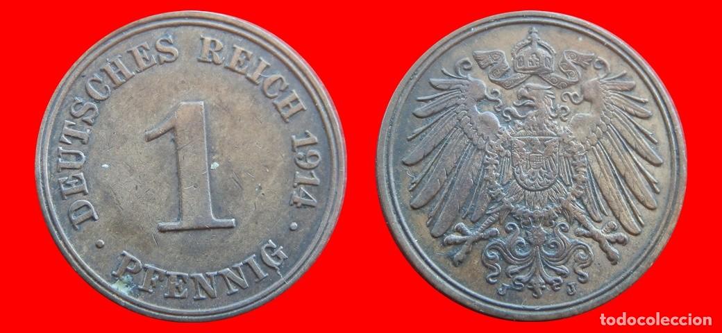 Monedas antiguas de Europa: 1 PFENNIG 1914J IMPERIO ALEMANIA-150541