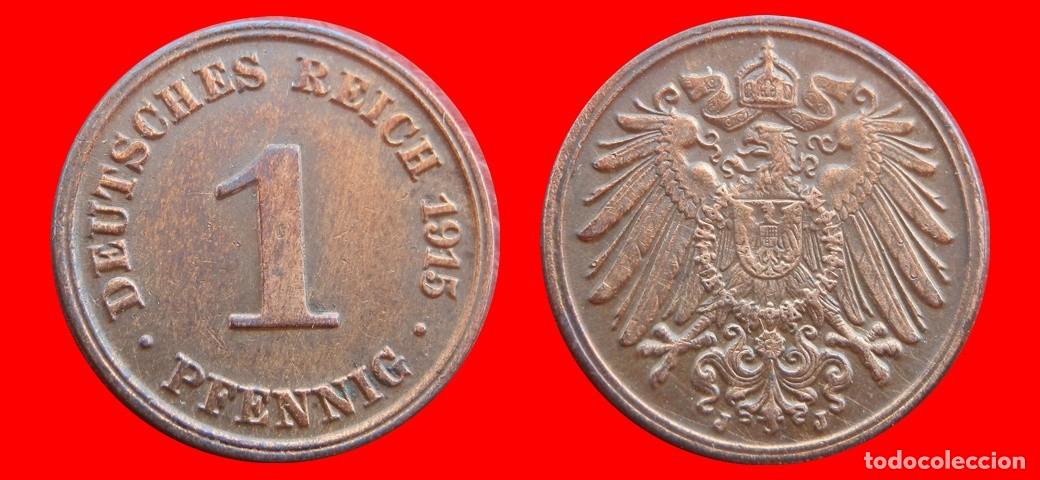 Monedas antiguas de Europa: 1 PFENNIG 1915J IMPERIO ALEMANIA-150542