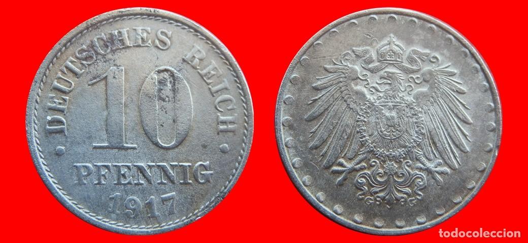 Monedas antiguas de Europa: 10 PFENNIG 1917G HIERRO IMPERIO ALEMANIA-150583