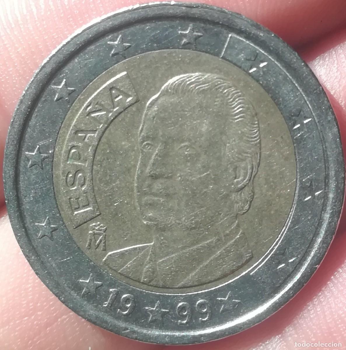 Monedas antiguas de Europa: Moneda 2&euro; Rey Juan Carlos 1999