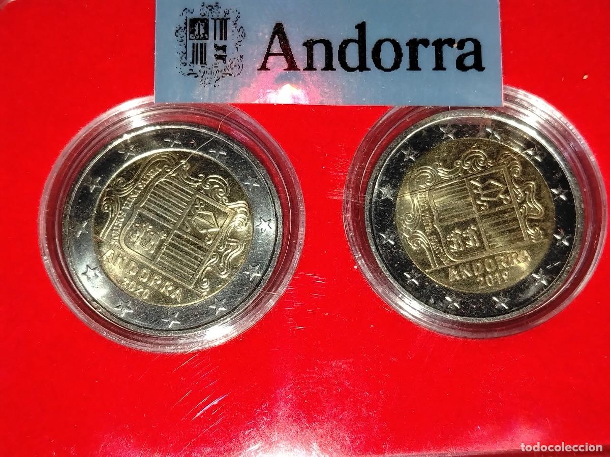 Monnaies anciennes de Europe: SET MONEDAS DE 2&euro; ANDORRA 2019-2020