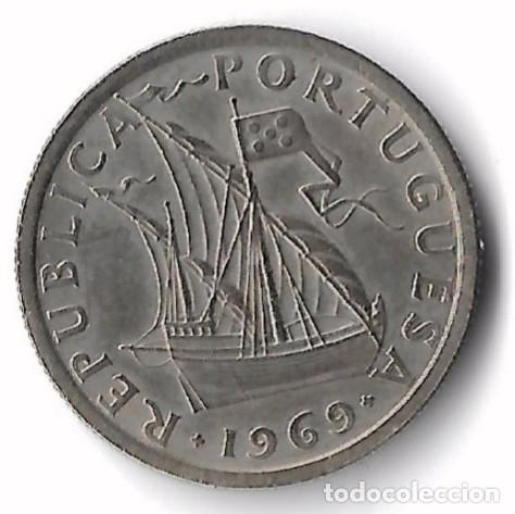 Alte M&uuml;nzen aus Europa: Moneda de 2$50 Escudos (Portugal, 1969) &ndash; Estado: Bella (MBC+)