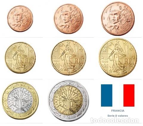 Monedas antiguas de Europa: Serie Francia 2005 BU