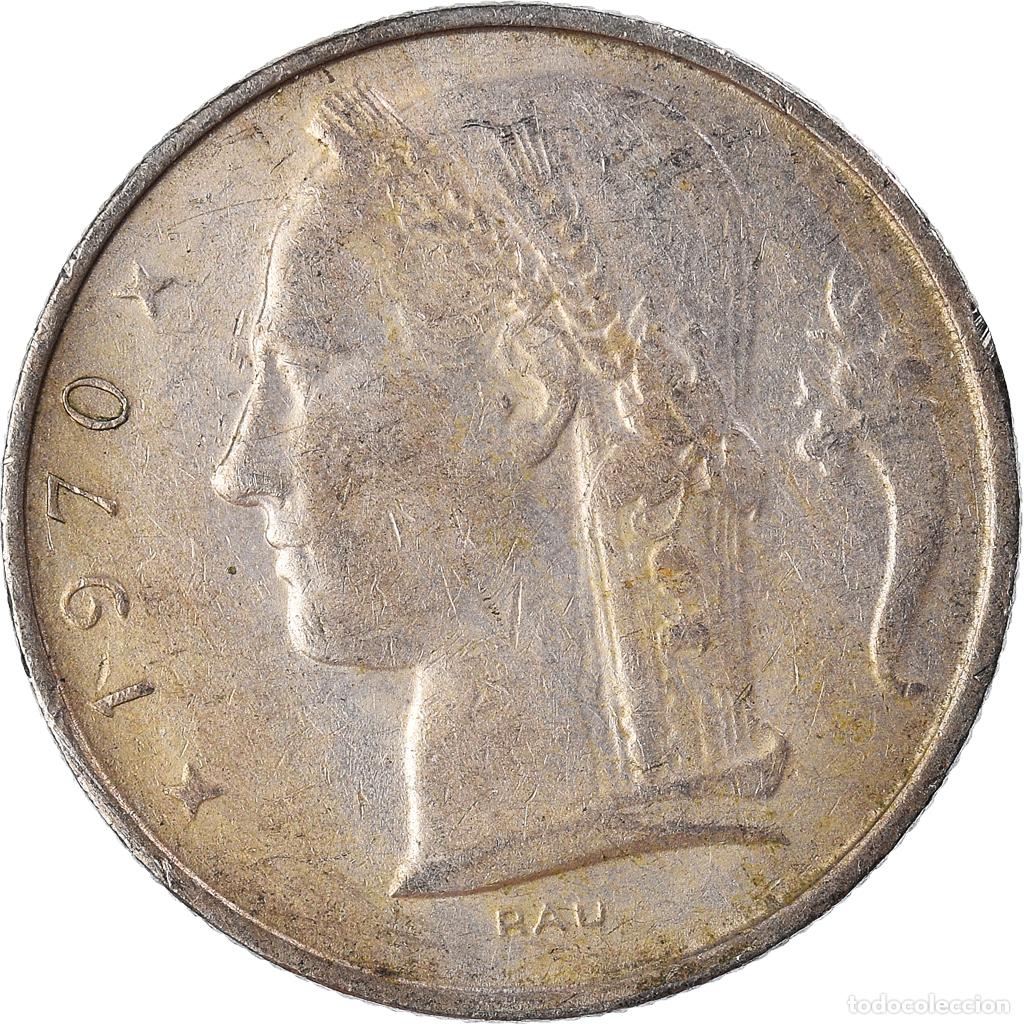 Monedas antiguas de Europa: [#1004524] Moneda, B&eacute;lgica, 5 Francs, 5 Frank, 1970
