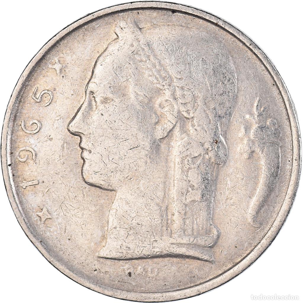 Monedas antiguas de Europa: [#1402481] Moneda, B&eacute;lgica, 5 Francs, 5 Frank, 1965
