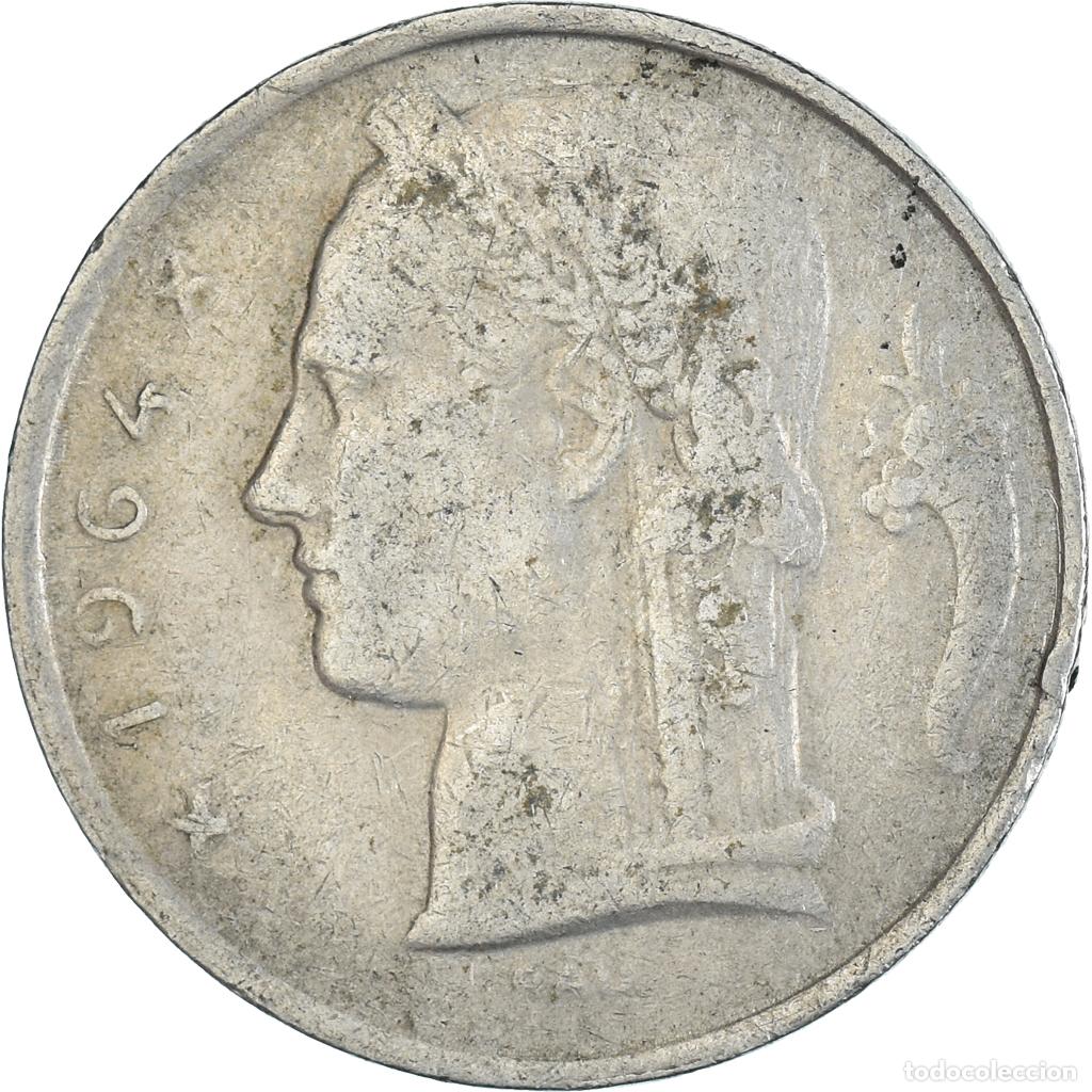 Monedas antiguas de Europa: [#1470423] Moneda, B&eacute;lgica, 5 Francs, 5 Frank, 1964