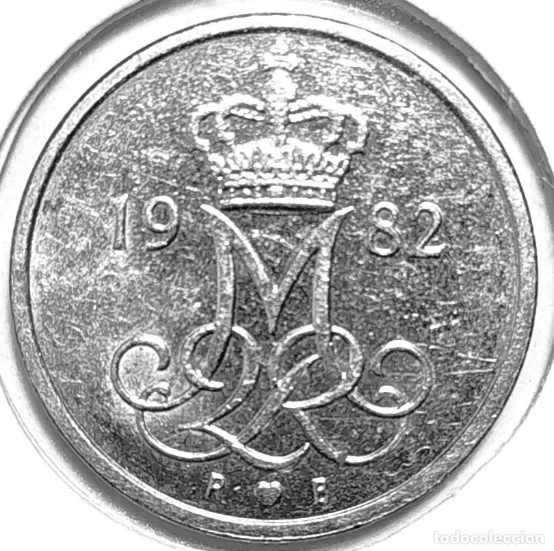 Monedas antiguas de Europa: DINAMARCA (1973-1989) - 10 ORE 1982 - REINA MARGARITA II - A - 3 GR. CUPRONIQUEL - DIAMETRO 18 mm