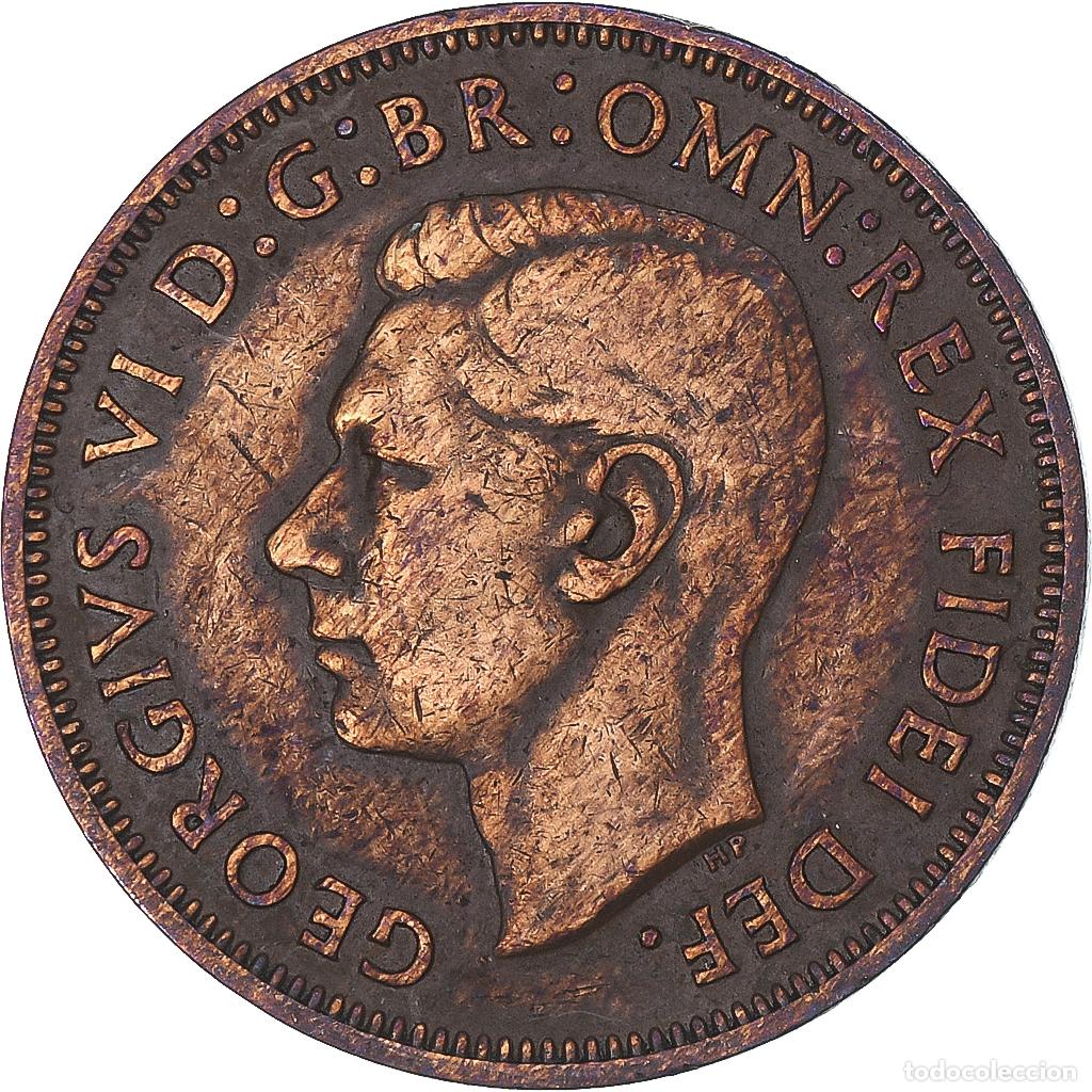 Monedas antiguas de Europa: [#1331866] Moneda, Gran Breta&ntilde;a, 1/2 Penny, 1952