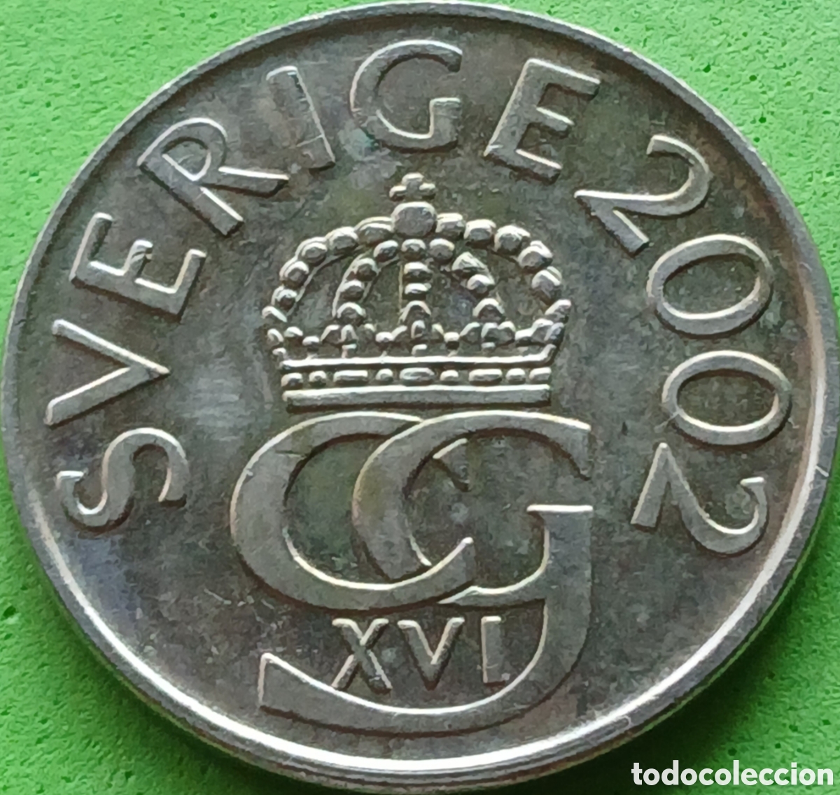 Monedas antiguas de Europa: Suecia 5 coronas 2002 km#853a