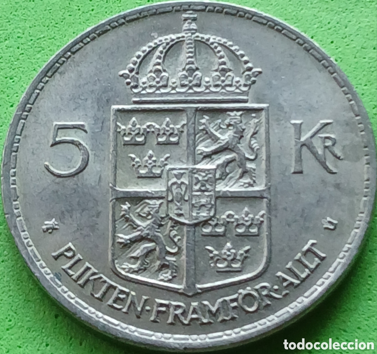Monedas antiguas de Europa: Suecia 5 coronas 1972 km#846