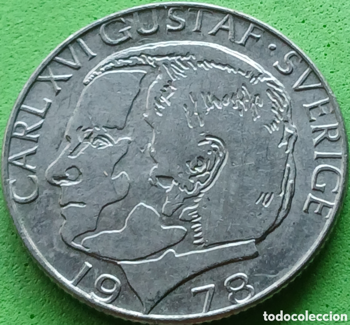 Monedas antiguas de Europa: Suecia 1 corona 1978 km#852