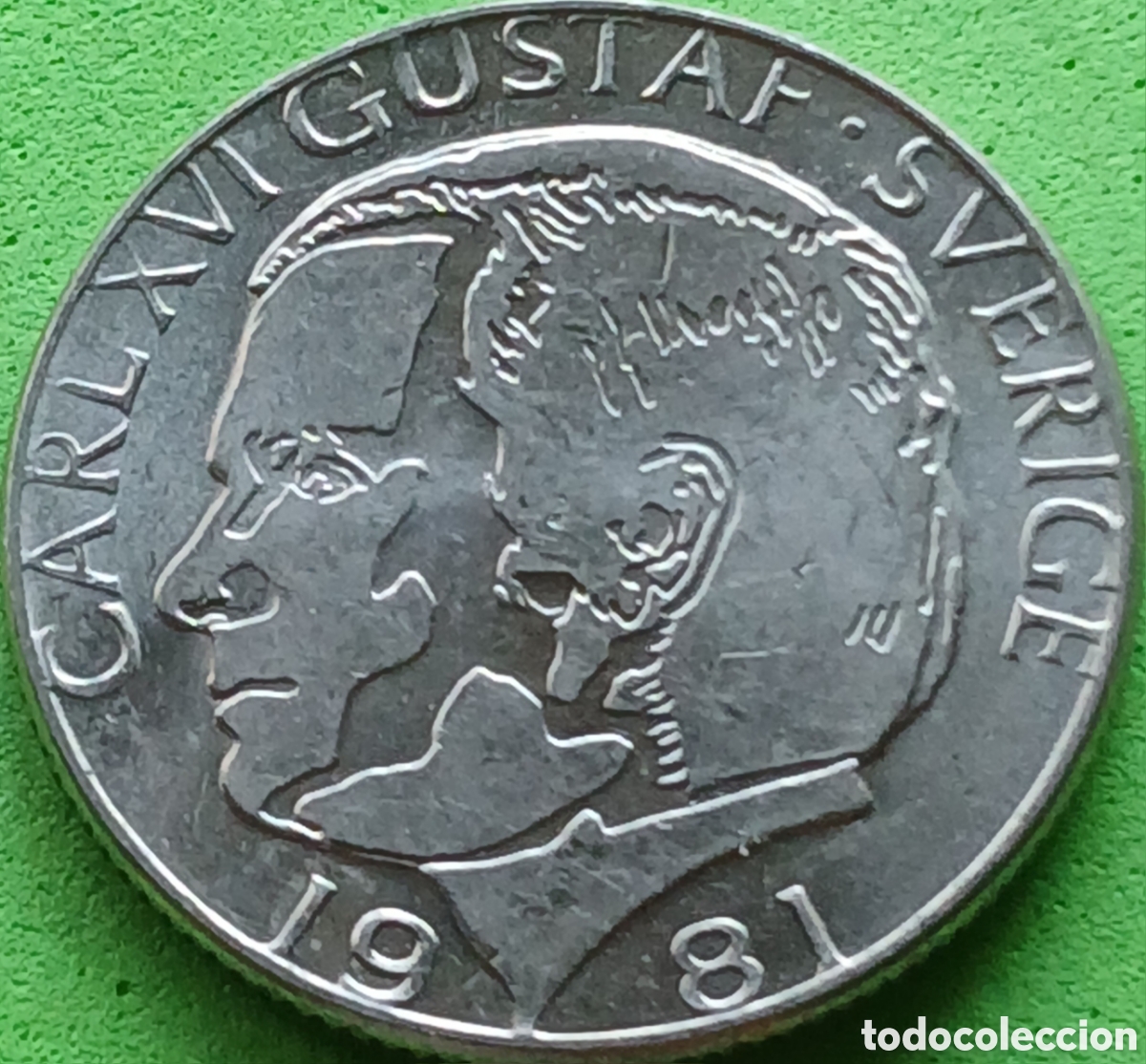 Monedas antiguas de Europa: Suecia 1 corona 1981 km#852