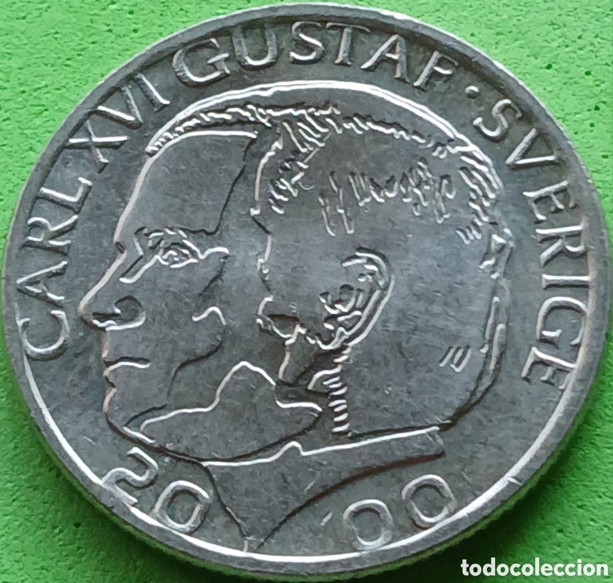 Monedas antiguas de Europa: Suecia 1 corona 2000 km#852a