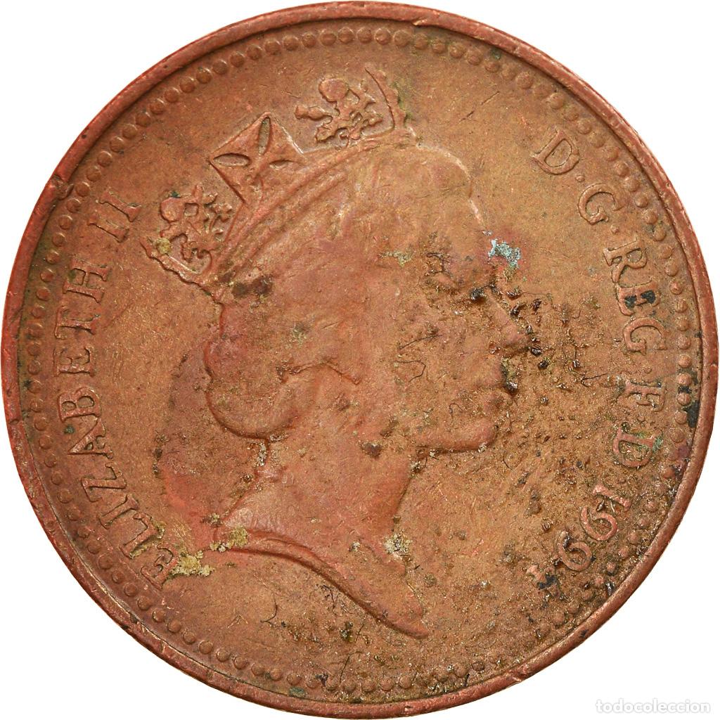 Monedas antiguas de Europa: [#769832] Moneda, Gran Breta&ntilde;a, Elizabeth II, Penny, 1991, MBC, Bronce, KM:935