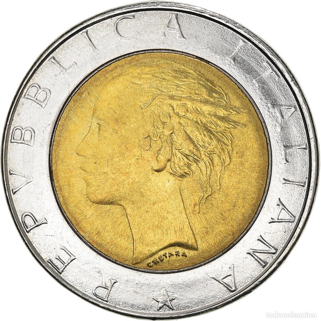 Monedas antiguas de Europa: [#958149] Moneda, Italia, 500 Lire, 1987, Rome, EBC, Bimet&aacute;lico, KM:111