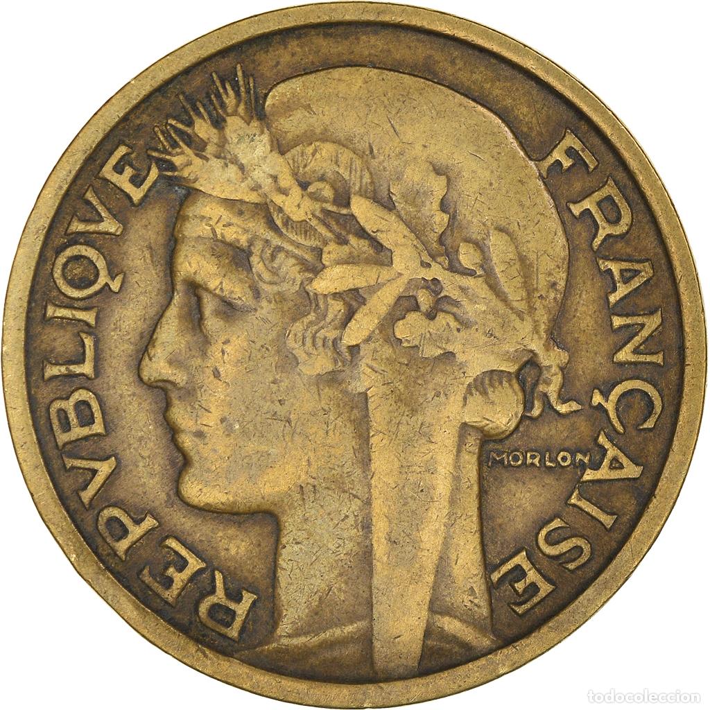 Monedas antiguas de Europa: [#889508] Moneda, Francia, Morlon, 2 Francs, 1933, MBC, Aluminio - bronce, KM:886