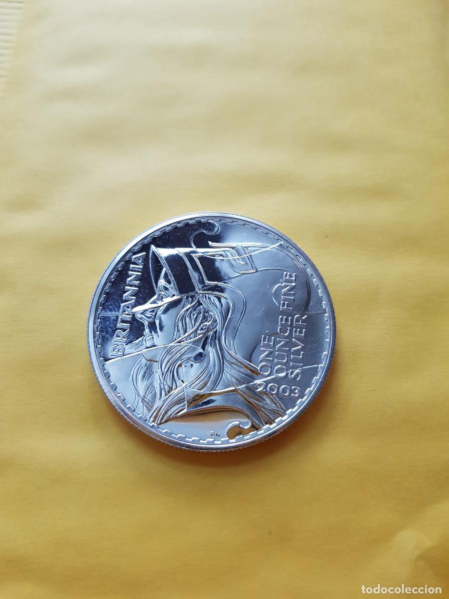 Monedas antiguas de Europa: INGLATERRA-2 LIBRAS-2003-PLATA-1 ONZA