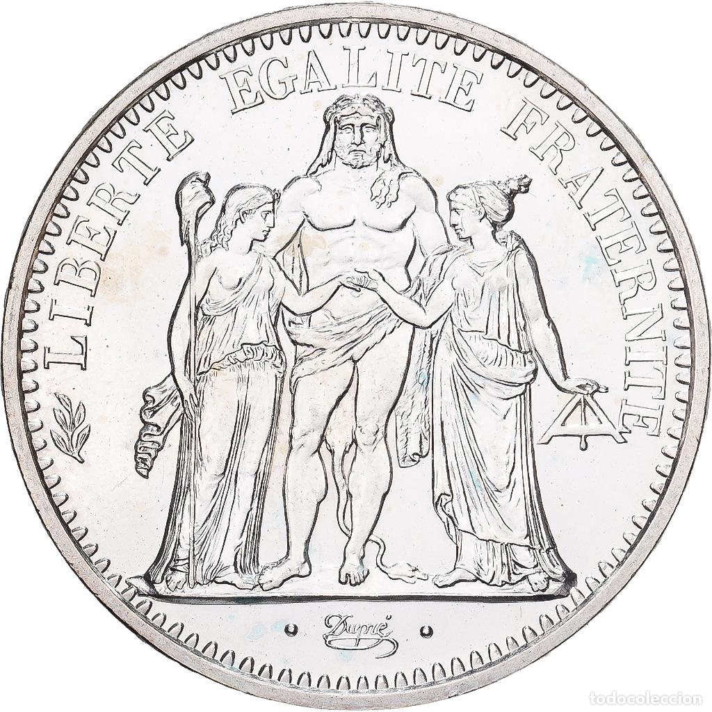 Monedas antiguas de Europa: [#138432] Francia, 10 Francs, Hercule, 1973, MDP, Plata, SC, Gadoury:813