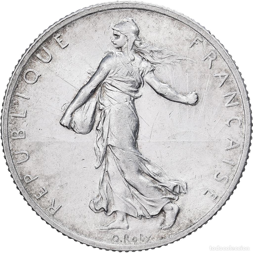 Monedas antiguas de Europa: [#138753] Francia, 2 Francs, Semeuse, 1914, Castelsarrasin, Plata, EBC+, Gadoury:532
