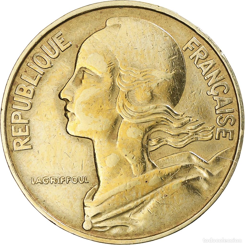 Monedas antiguas de Europa: [#369498] Moneda, Francia, Marianne, 20 Centimes, 1965, Paris, MBC, Aluminio - bronce