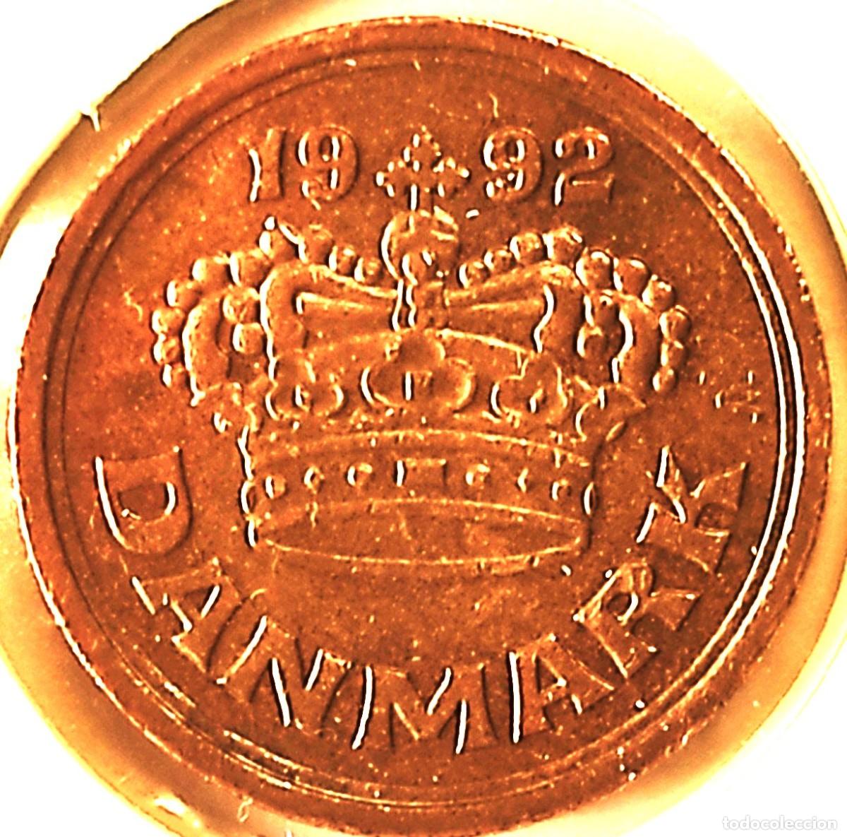 Monete antiche di Europa: DINAMARCA (1989-) - 25 ORE 1992 - REINA MARGARITA II - A - 2,80 GR. BRONCE - DIAME 17,50 mm - KM#868