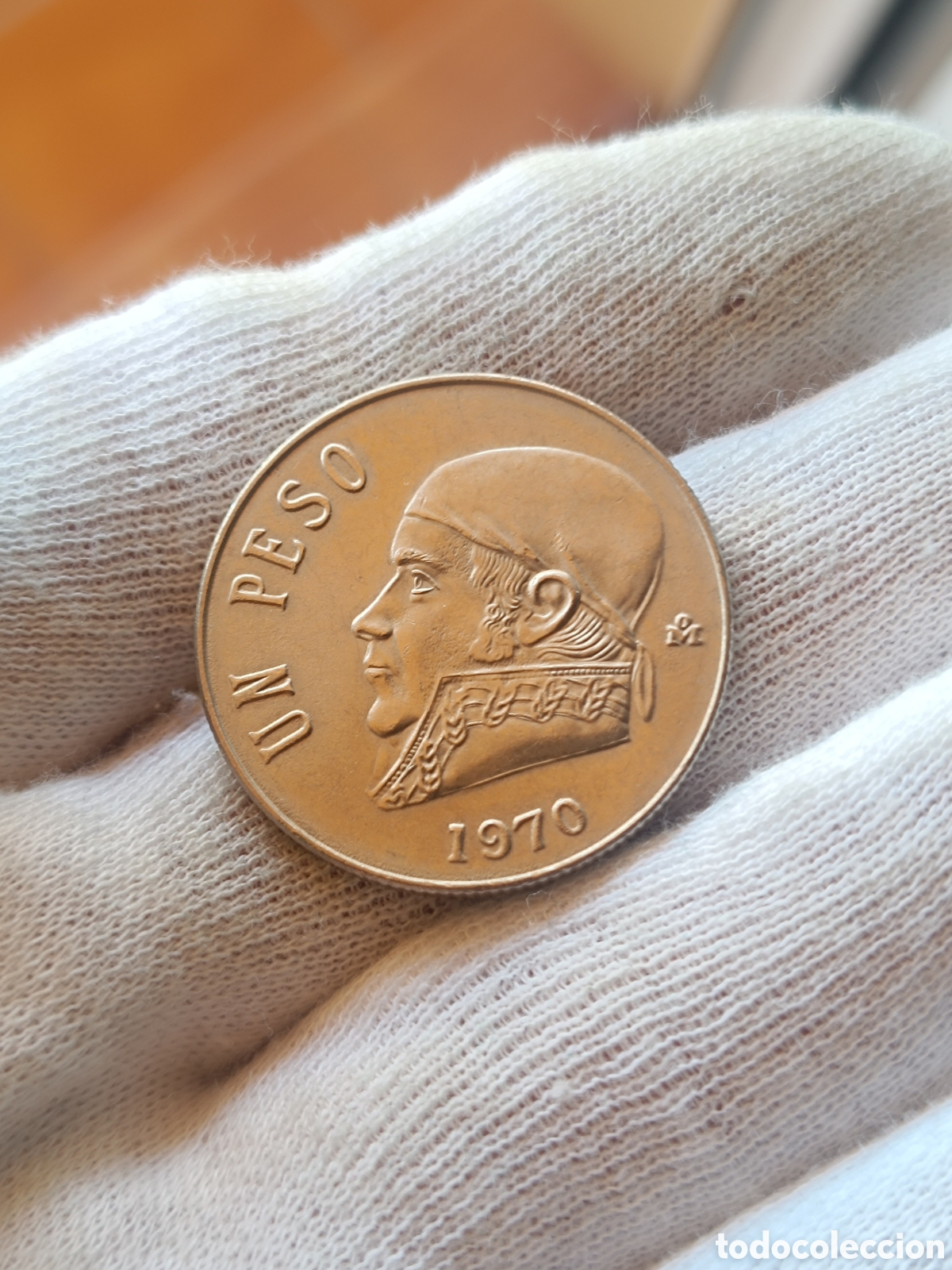 Monedas antiguas de Europa: Moneda 1 peso M&eacute;xico 1970. Sin circular