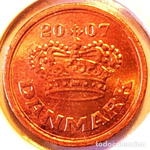 Monedas antiguas de Europa: DINAMARCA (1989-) - 25 ORE 2007 - REINA MARGARITA II - A - 2,80 GR. BRONCE - DIAMETRO 17,50 mm