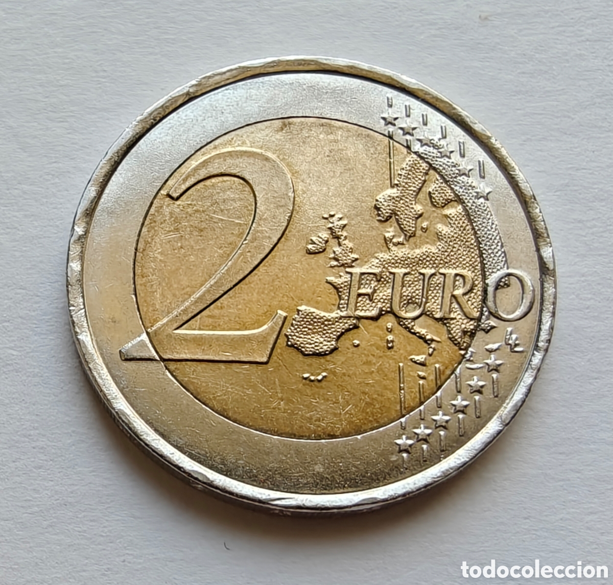 Monedas antiguas de Europa: Moneda 2 Euros Andorra 2024 con Defecto o Fallo de Acu&ntilde;aci&oacute;n