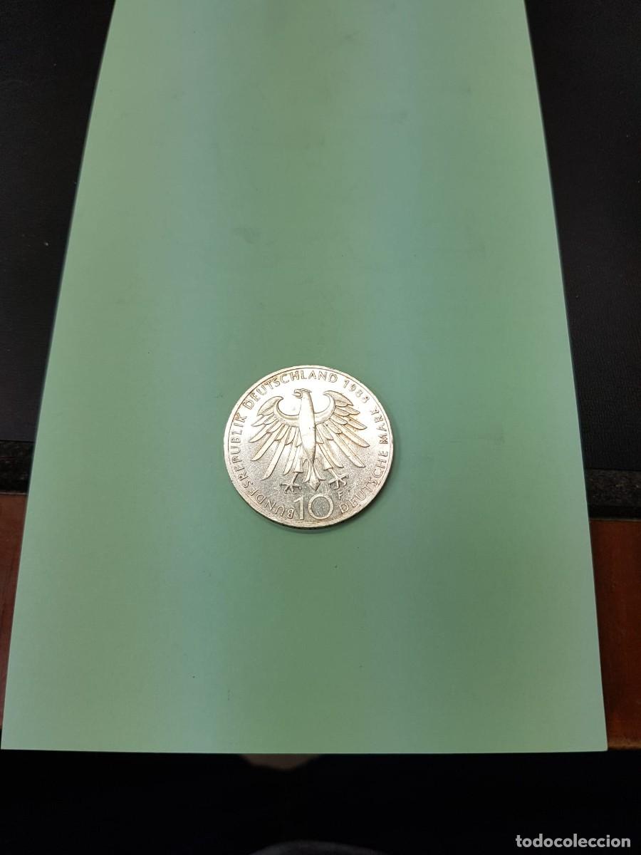 Monedas antiguas de Europa: ALEMANIA-10 MARCOS-1988-PLATA