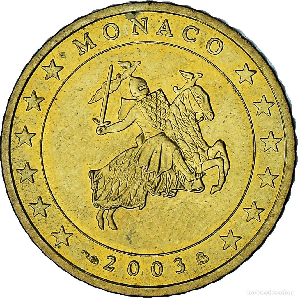 Monedas antiguas de Europa: [#1026980] M&oacute;naco, Rainier III, 50 Euro Cent, 2003, Paris, EBC, Lat&oacute;n, Gadoury:MC177