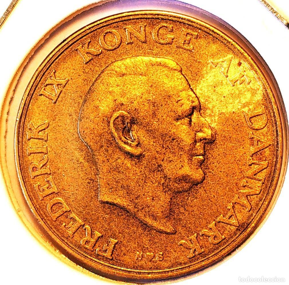 Monedas antiguas de Europa: DINAMARCA (1947-1972) - 1 CORONA 1948 - REY FEDERICO IX - A - 6,50 GR. BRONCE DE ALUMINIO