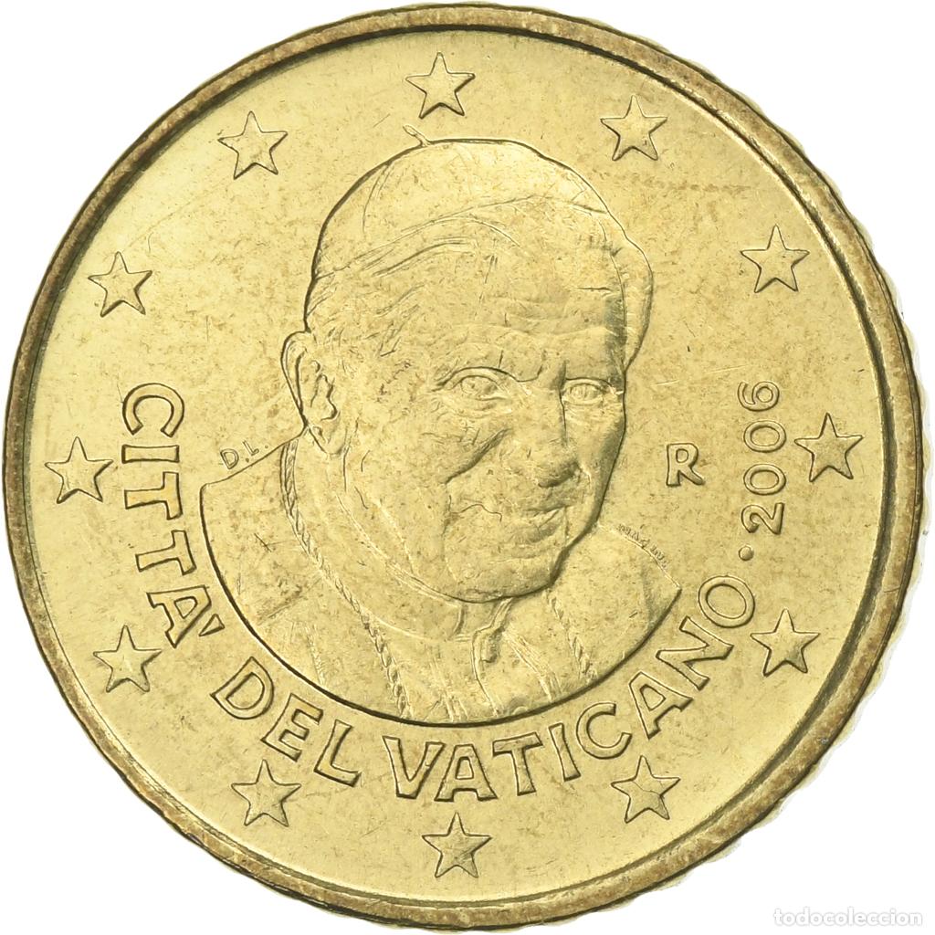 Monedas antiguas de Europa: [#1251909] CIUDAD DEL VATICANO, Benedict XVI, 50 Euro Cent, 2006, Rome, Lat&oacute;n, EBC+