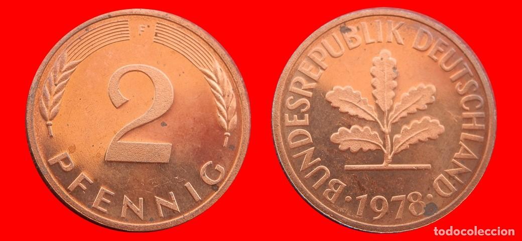 Monedas antiguas de Europa: 2 PFENNIG 1978-F PROOF BRD ALEMANIA-150588