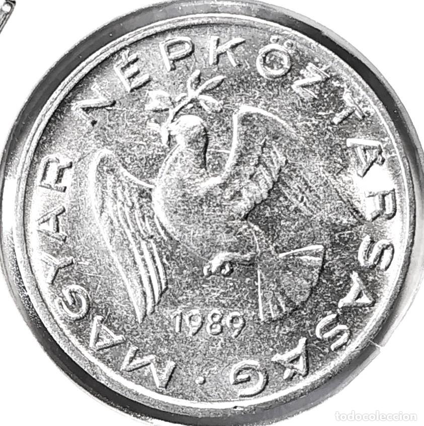 Monedas antiguas de Europa: HUNGRIA (1949-1989) - 10 FILLER 1989 BP - A - 0,60 GR. ALUMINIO - DIAMETRO 18,50 mm - KM#572 - MB