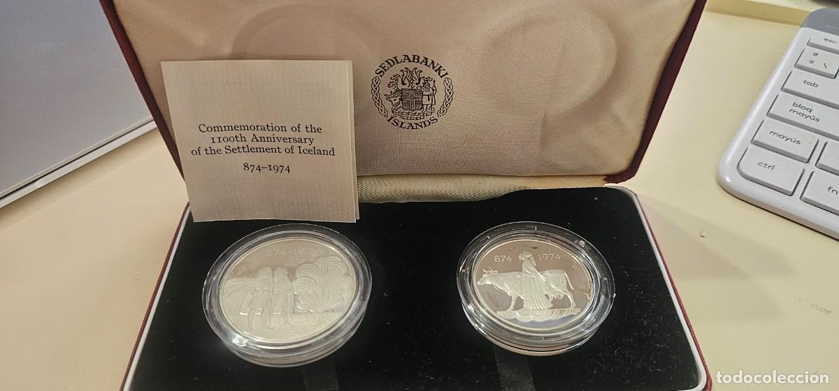 Monnaies anciennes de Europe: Coleccion Islandia plata 1100 a&ntilde;os