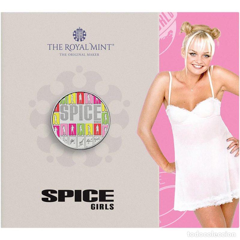 Monedas antiguas de Europa: REINO UNIDO INGLATERRA ROYAL MINT 5 LIBRAS 2026 THE SPICE GIRLS . BABY SPICE