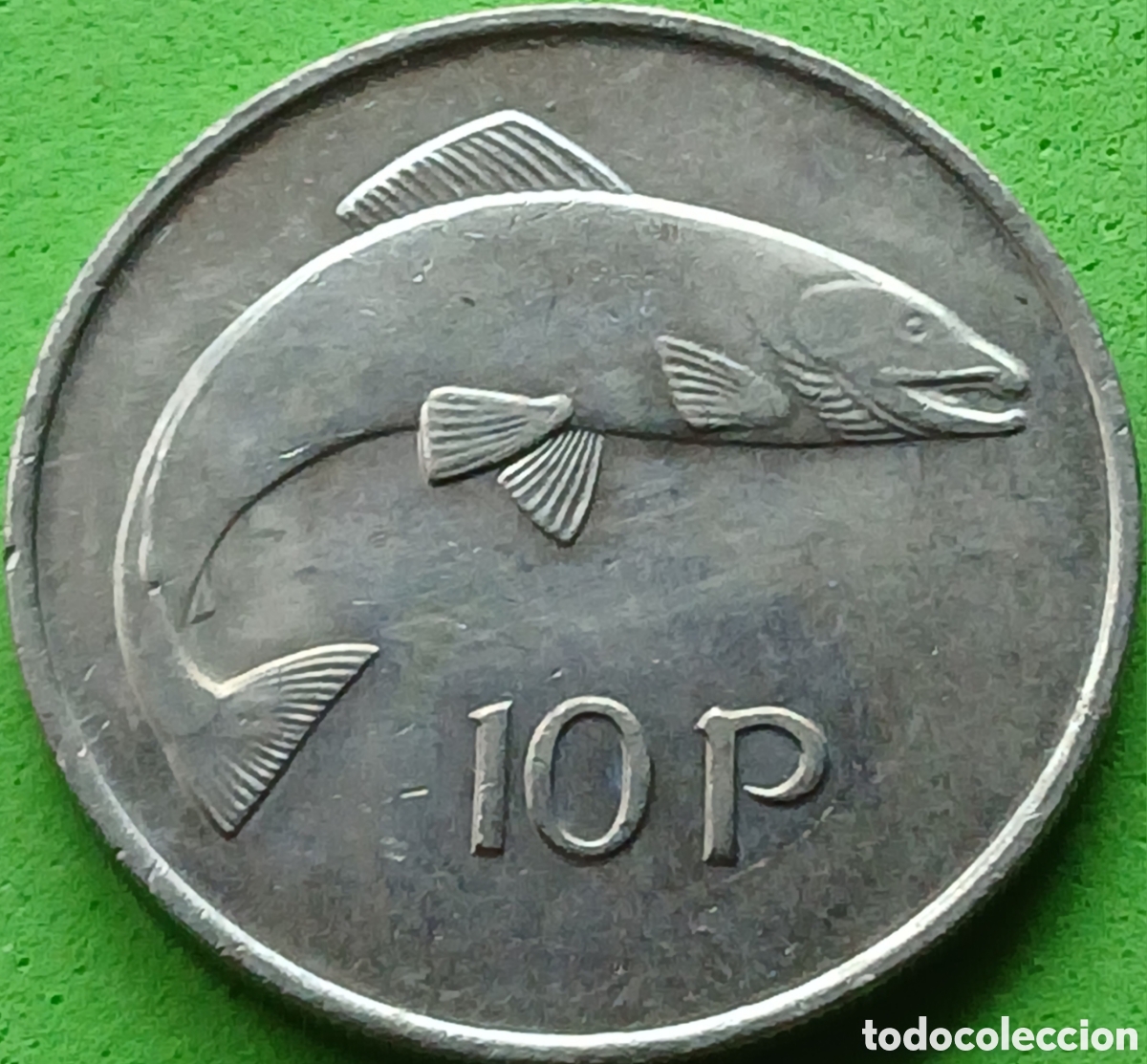 Monedas antiguas de Europa: Irlanda 10 peniques 1980 km#23