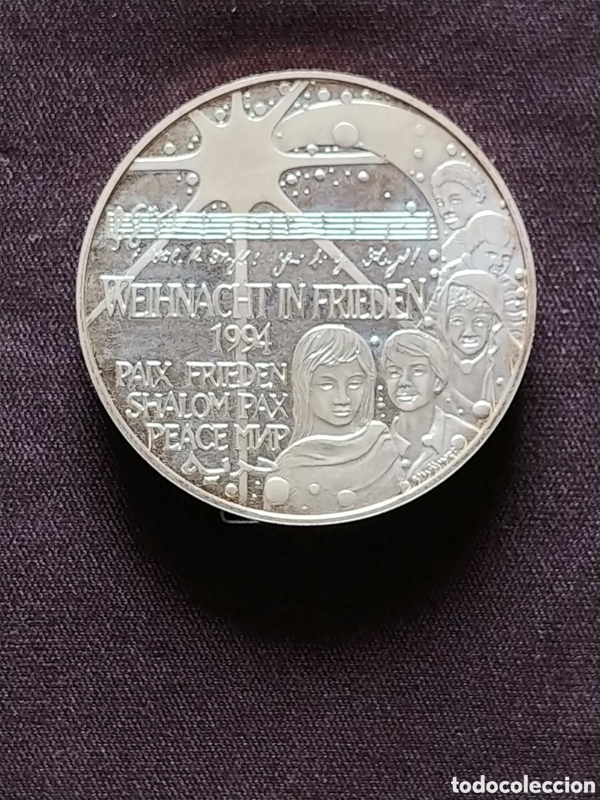 Monedas antiguas de Europa: Austria, &rdquo;Navidad&rdquo;, 10 Ecu 1994, Ag .925 mls., Proof