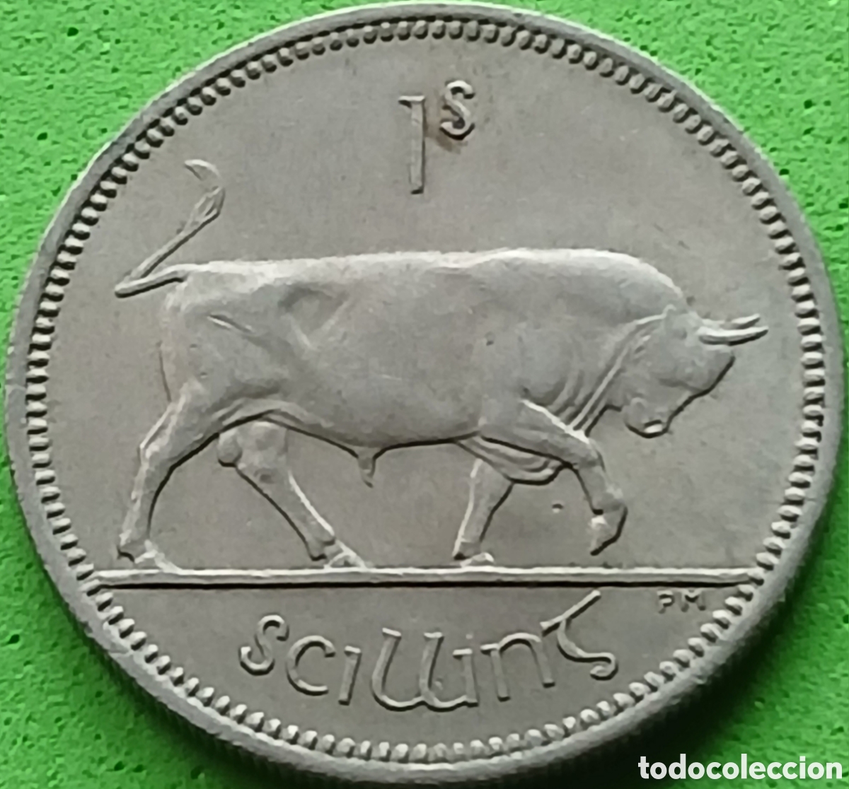 Monedas antiguas de Europa: Irlanda 1 schilling 1966 km#14a
